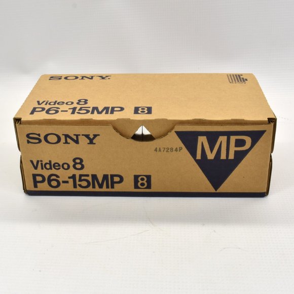 Sony Video 8mm MP P6-15MP Metal Case of 10 Sealed - Picture 5 of 5